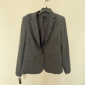 Worthington 12 TALL Gray blazer suit jacket